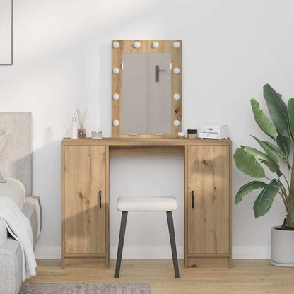 Tavolo da Trucco Marrone 102 x 33 x 135 cm Legno multistrato