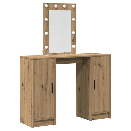 Tavolo da Trucco Marrone 102 x 33 x 135 cm Legno multistrato