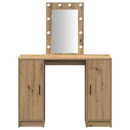 Tavolo da Trucco Marrone 102 x 33 x 135 cm Legno multistrato