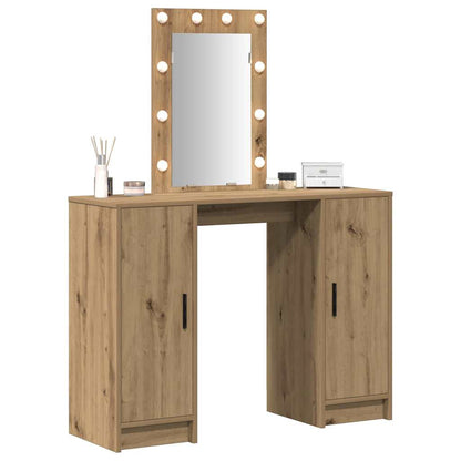 Tavolo da Trucco Marrone 102 x 33 x 135 cm Legno multistrato