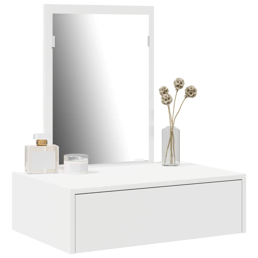 Tavolo da Trucco Bianco 60 x 40 x 70 cm Legno multistrato