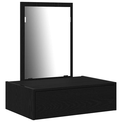 Tavolo da Trucco Nero 60 x 40 x 70 cm Legno multistrato