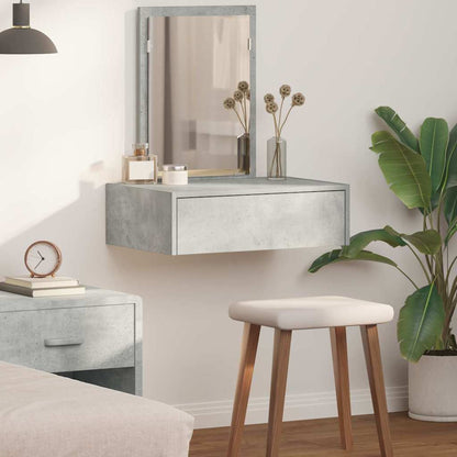 Tavolo da Trucco Grigio 60 x 40 x 70 cm Legno multistrato