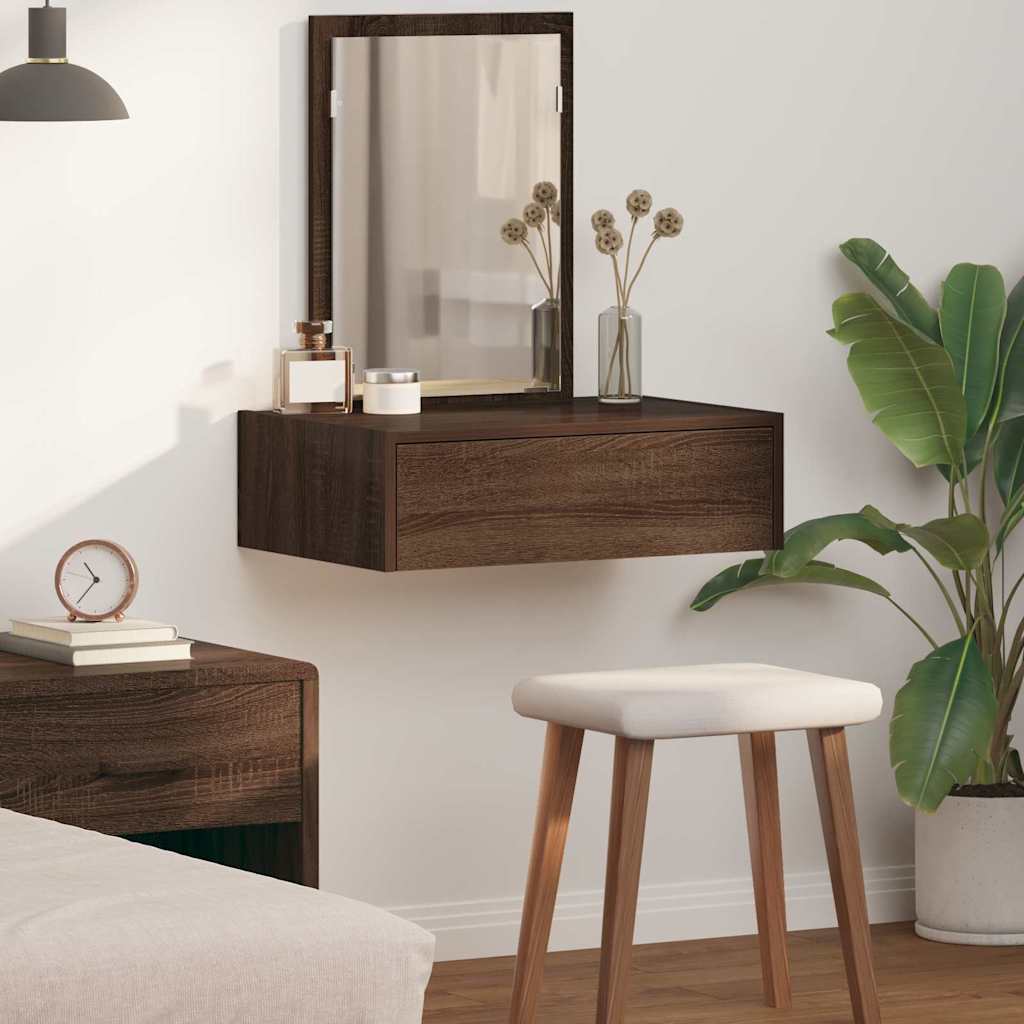 Tavolo da Trucco Marrone 60 x 40 x 70 cm Legno multistrato