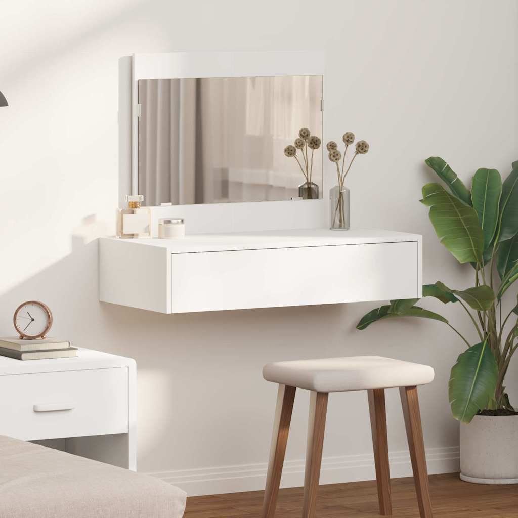 Tavolo da Trucco Bianco 83 x 40 x 70 cm Legno multistrato