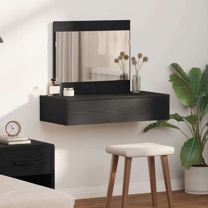 Tavolo da Trucco Nero 83 x 40 x 70 cm Legno multistrato