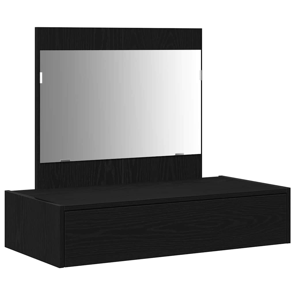 Tavolo da Trucco Nero 83 x 40 x 70 cm Legno multistrato