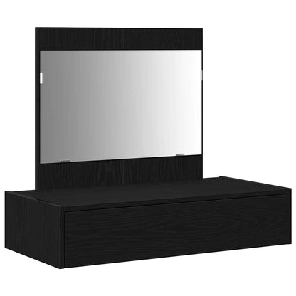 Tavolo da Trucco Nero 83 x 40 x 70 cm Legno multistrato