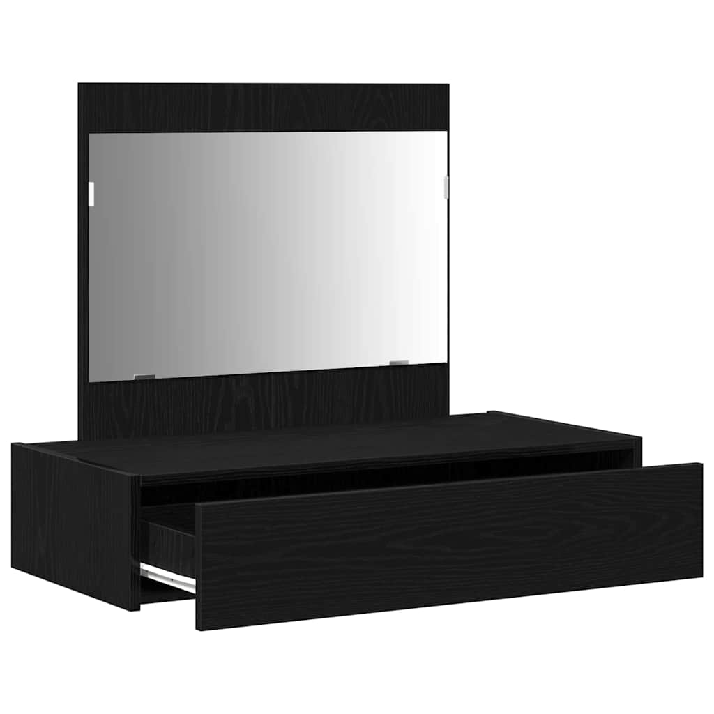Tavolo da Trucco Nero 83 x 40 x 70 cm Legno multistrato