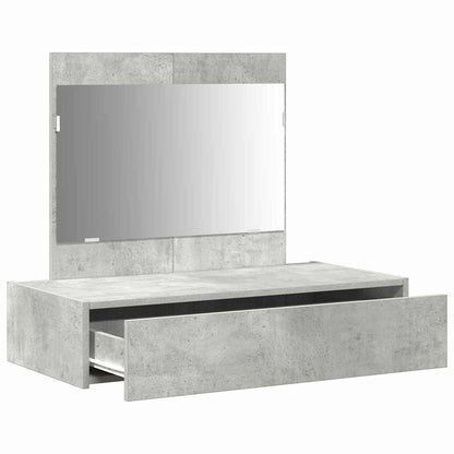 Tavolo da Trucco Grigio 83 x 40 x 70 cm Legno multistrato
