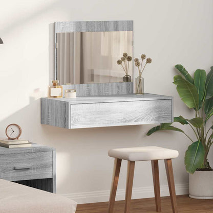 Tavolo da Trucco Grigio 83 x 40 x 70 cm Legno multistrato