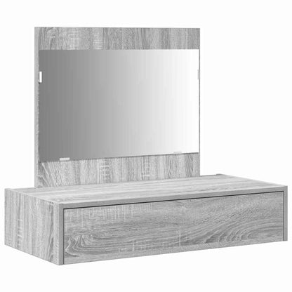 Tavolo da Trucco Grigio 83 x 40 x 70 cm Legno multistrato