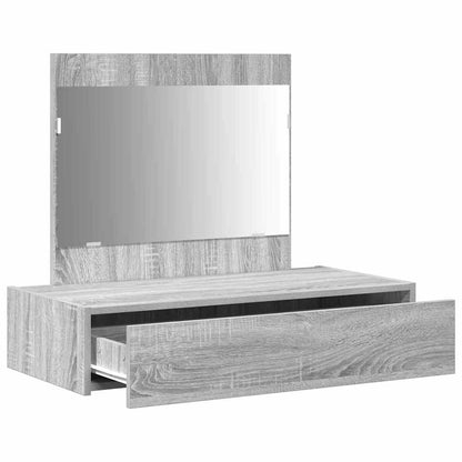 Tavolo da Trucco Grigio 83 x 40 x 70 cm Legno multistrato