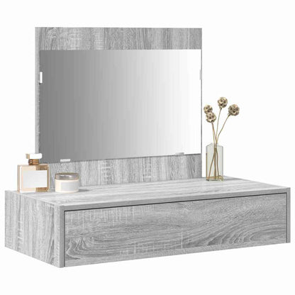 Tavolo da Trucco Grigio 83 x 40 x 70 cm Legno multistrato