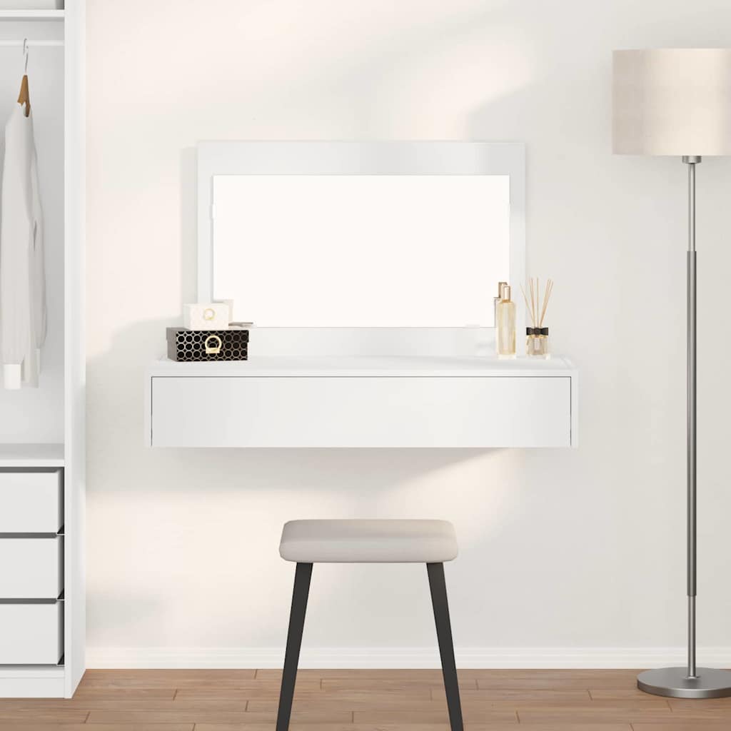 Tavolo da Trucco Bianco 100 x 40 x 70 cm Legno multistrato