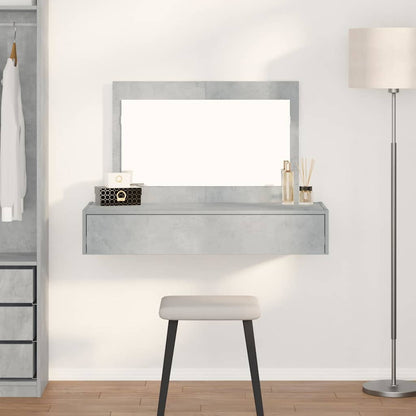 Tavolo da Trucco Grigio 100 x 40 x 70 cm Legno multistrato
