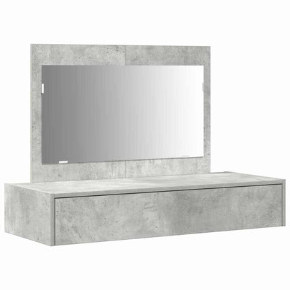 Tavolo da Trucco Grigio 100 x 40 x 70 cm Legno multistrato