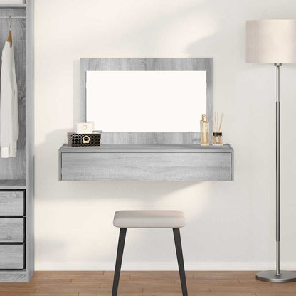 Tavolo da Trucco Grigio 100 x 40 x 70 cm Legno multistrato