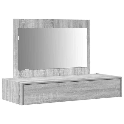 Tavolo da Trucco Grigio 100 x 40 x 70 cm Legno multistrato