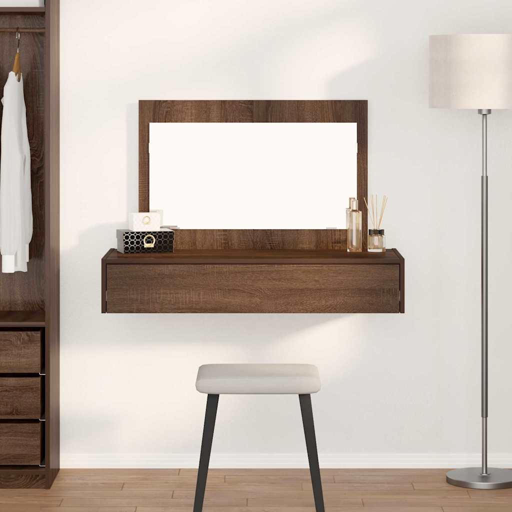 Tavolo da Trucco Marrone 100 x 40 x 70 cm Legno multistrato