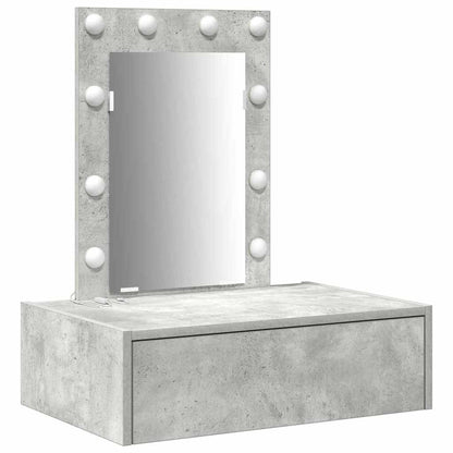 Tavolo da Trucco Grigio 60 x 40 x 70 cm Legno multistrato