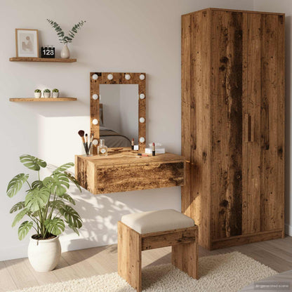 Tavolo da Trucco Marrone 60 x 40 x 70 cm Legno multistrato