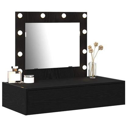 Tavolo da Trucco Nero 83 x 40 x 70 cm Legno multistrato