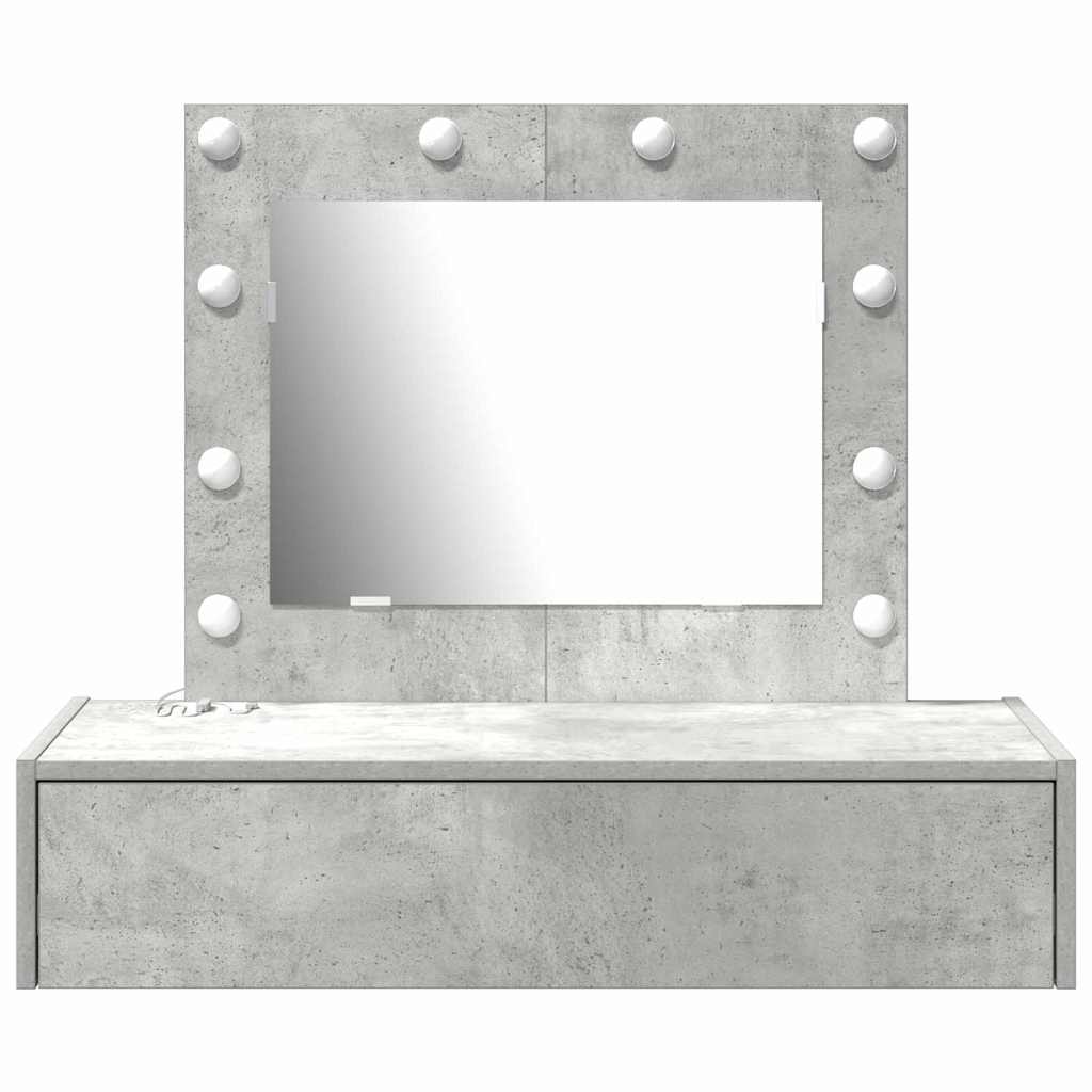 Tavolo da Trucco Grigio 83 x 40 x 70 cm Legno multistrato