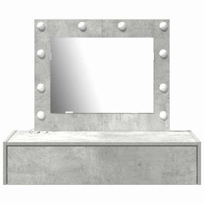 Tavolo da Trucco Grigio 83 x 40 x 70 cm Legno multistrato
