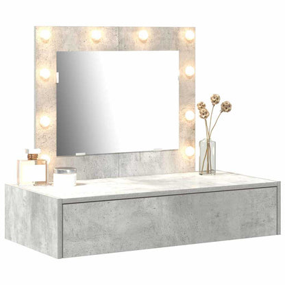 Tavolo da Trucco Grigio 83 x 40 x 70 cm Legno multistrato