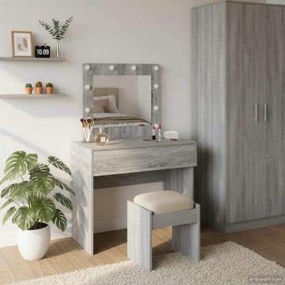 Tavolo da Trucco Grigio 83 x 40 x 70 cm Legno multistrato