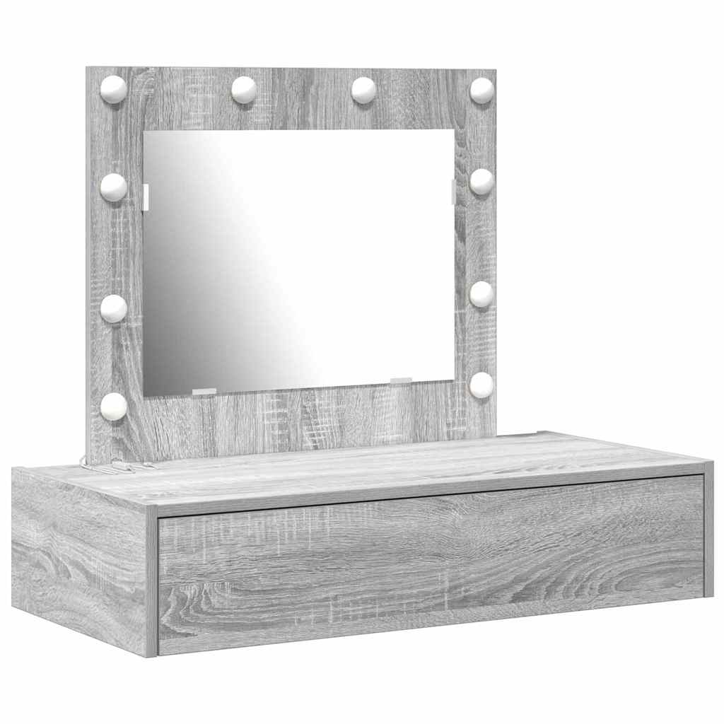 Tavolo da Trucco Grigio 83 x 40 x 70 cm Legno multistrato
