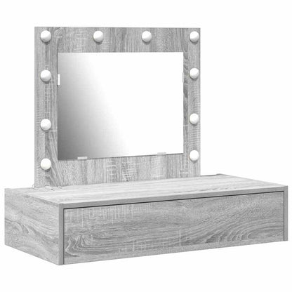 Tavolo da Trucco Grigio 83 x 40 x 70 cm Legno multistrato