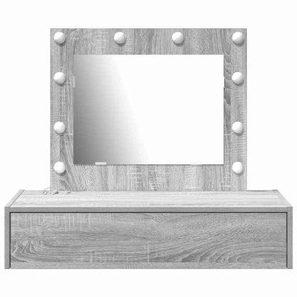Tavolo da Trucco Grigio 83 x 40 x 70 cm Legno multistrato