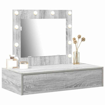 Tavolo da Trucco Grigio 83 x 40 x 70 cm Legno multistrato