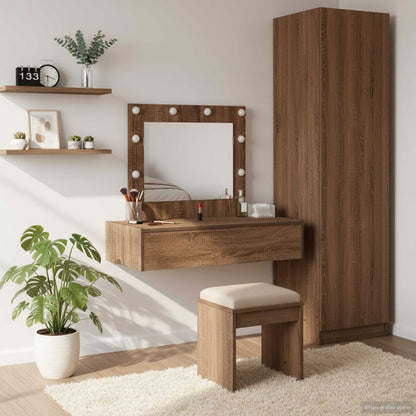 Tavolo da Trucco Marrone 83 x 40 x 70 cm Legno multistrato