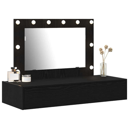 Tavolo da Trucco Nero 100 x 40 x 70 cm Legno multistrato