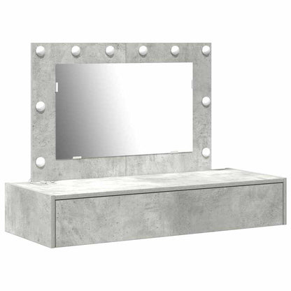 Tavolo da Trucco Grigio 100 x 40 x 70 cm Legno multistrato