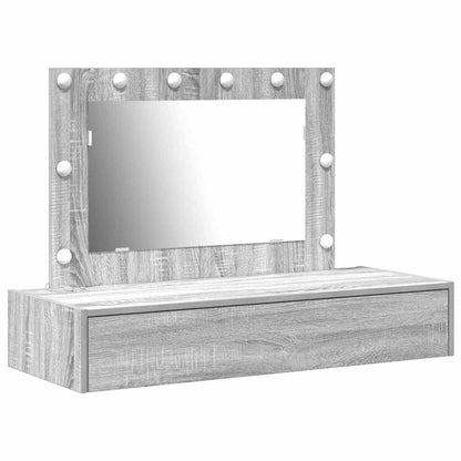 Tavolo da Trucco Grigio 100 x 40 x 70 cm Legno multistrato
