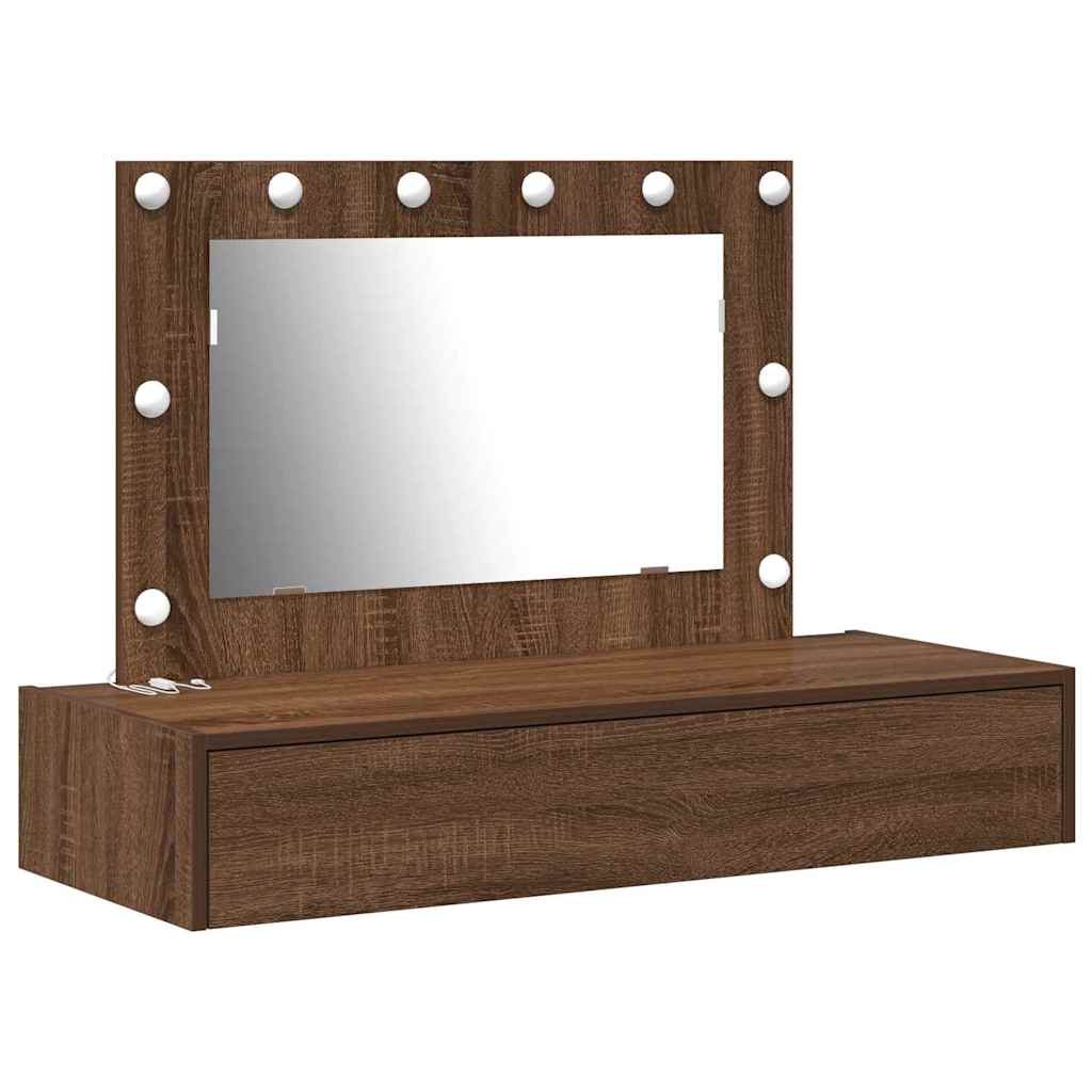 Tavolo da Trucco Marrone 100 x 40 x 70 cm Legno multistrato