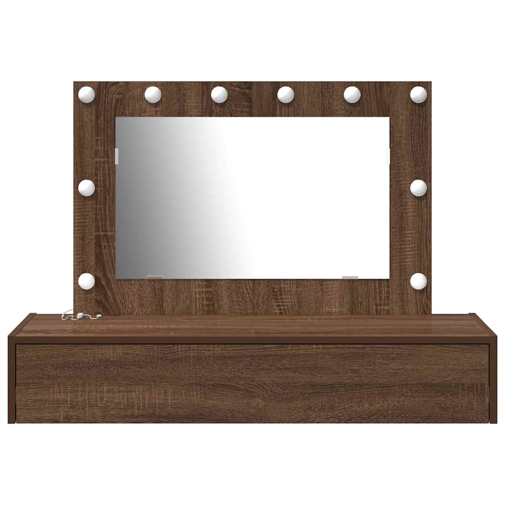 Tavolo da Trucco Marrone 100 x 40 x 70 cm Legno multistrato