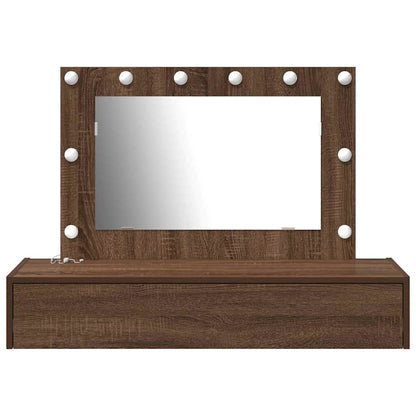 Tavolo da Trucco Marrone 100 x 40 x 70 cm Legno multistrato