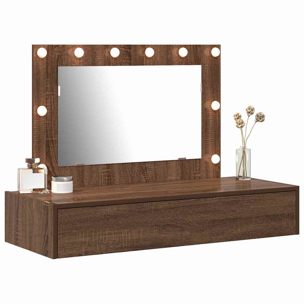 Tavolo da Trucco Marrone 100 x 40 x 70 cm Legno multistrato