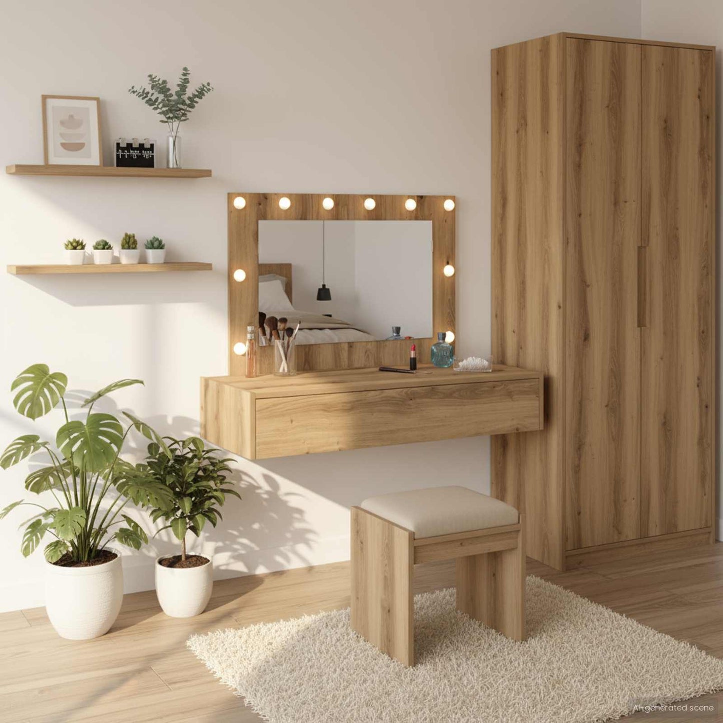 Tavolo da Trucco Marrone 100 x 40 x 70 cm Legno multistrato