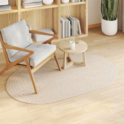Tappeto ZIZUR Crema 150 x 80 cm Polipropilene