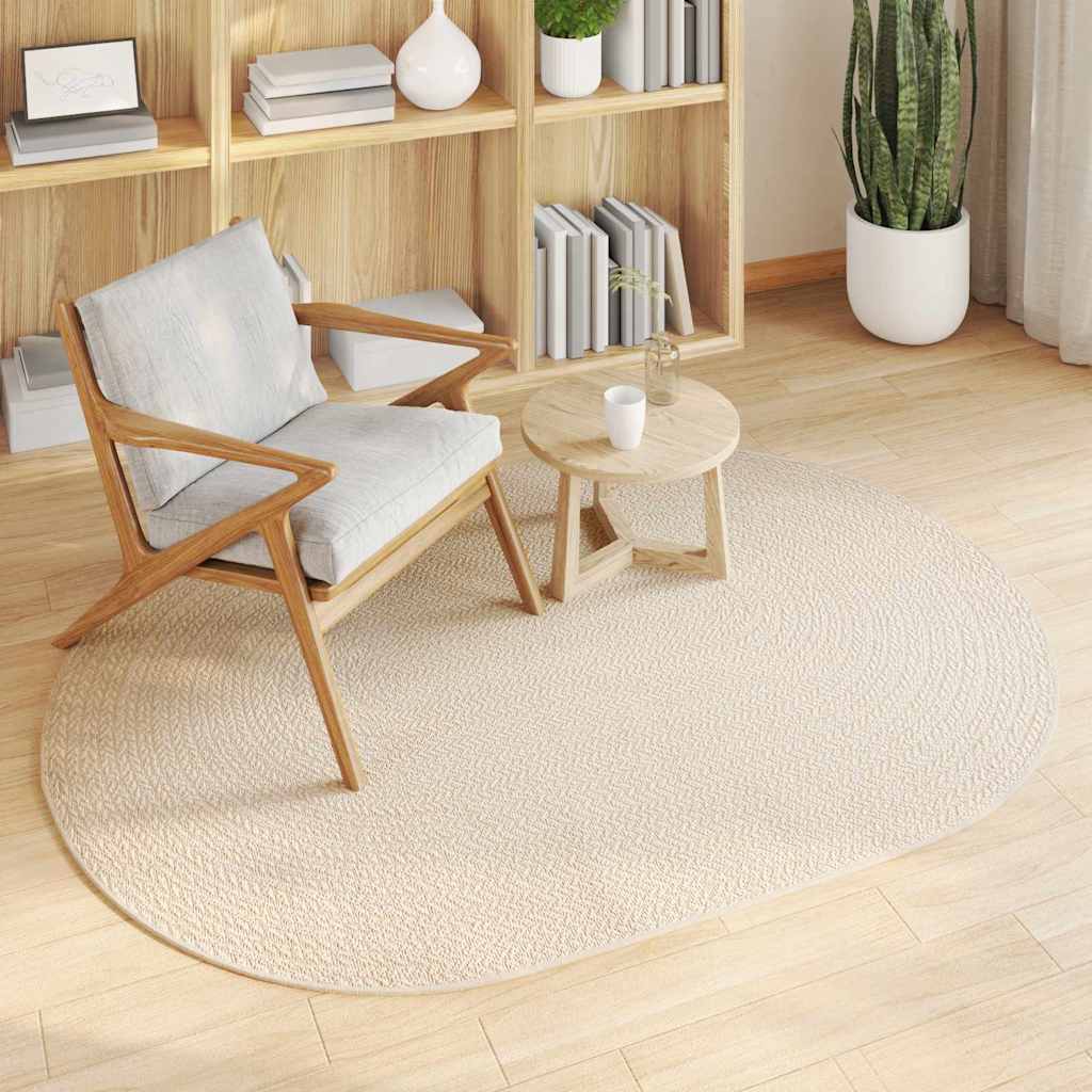 Tappeto ZIZUR Crema 170 x 120 cm Polipropilene