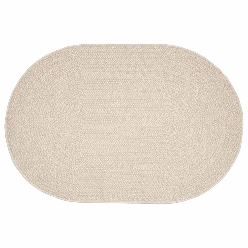 Tappeto ZIZUR Crema 230 x 160 cm Polipropilene