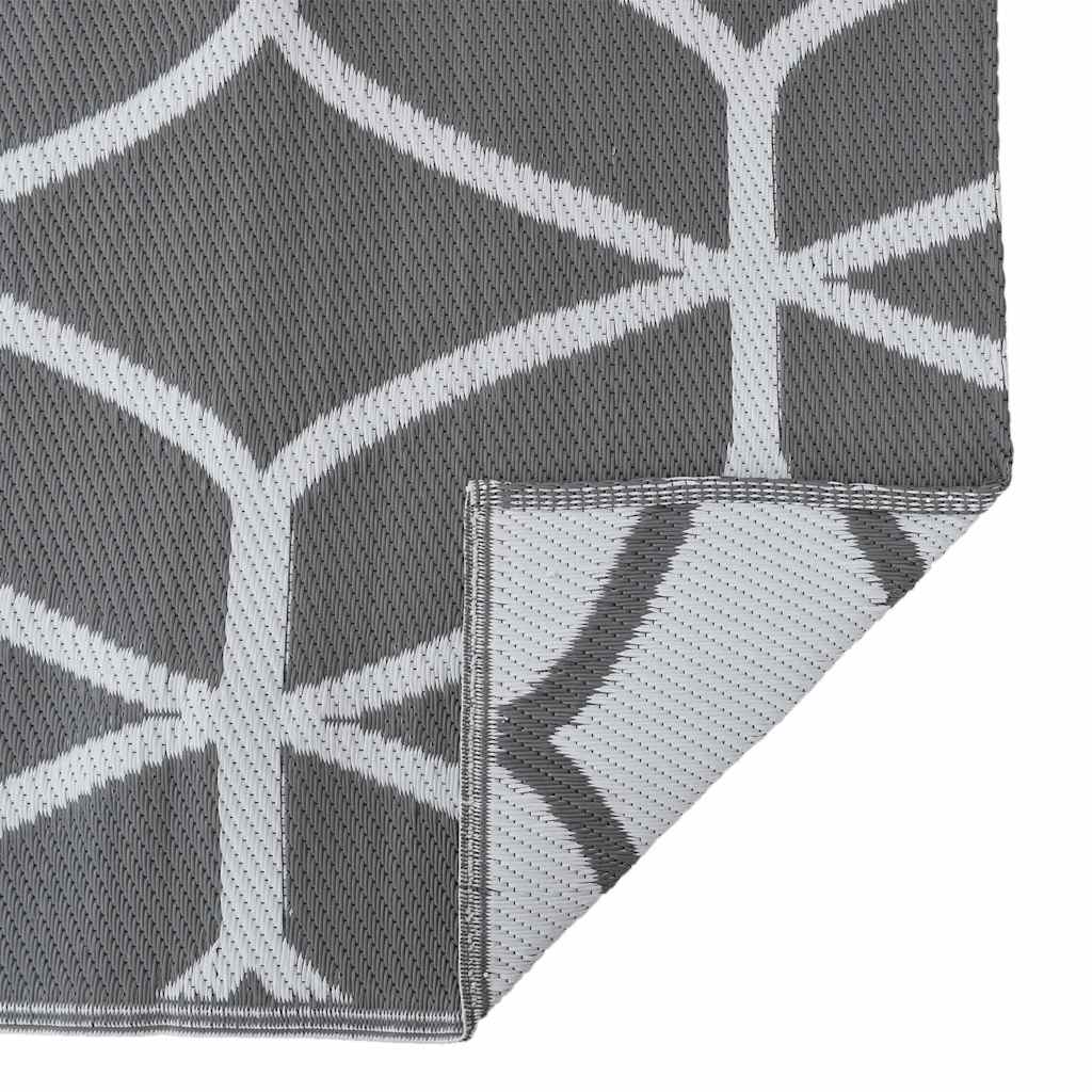 Tappeto da esterno ARAKIL Grigio e Bianco 500 x 250 cm