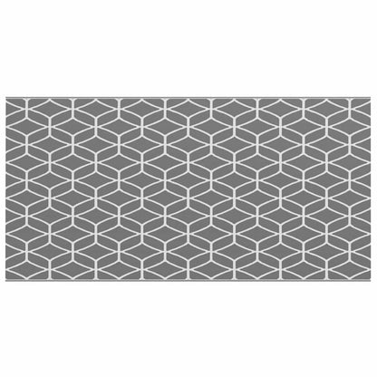 Tappeto da esterno ARAKIL Grigio e Bianco 500 x 250 cm