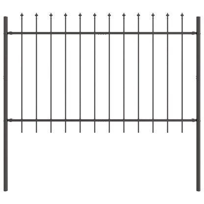 Recinzione per Giardino 2 pcs Grigio 3,4 x 1 m